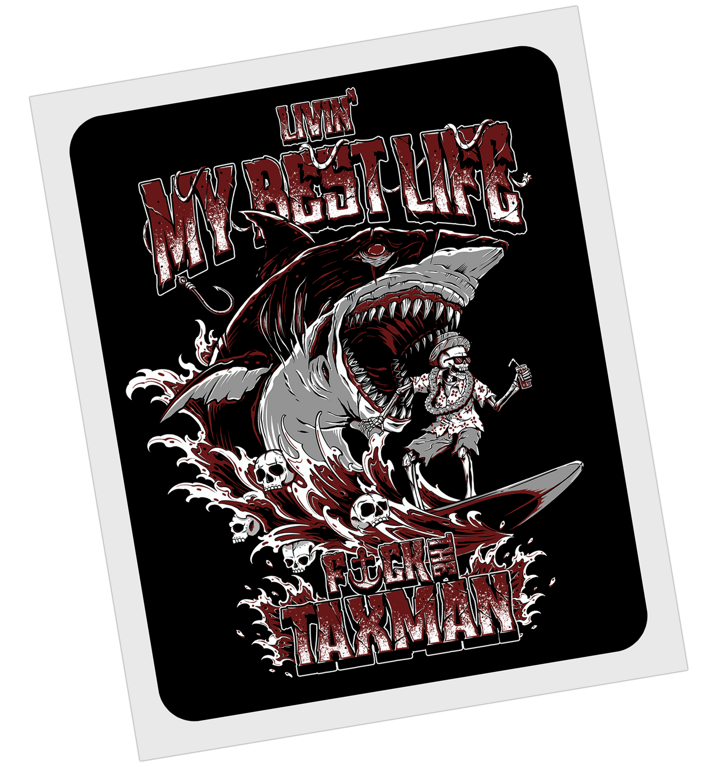 LIVIN' Sticker