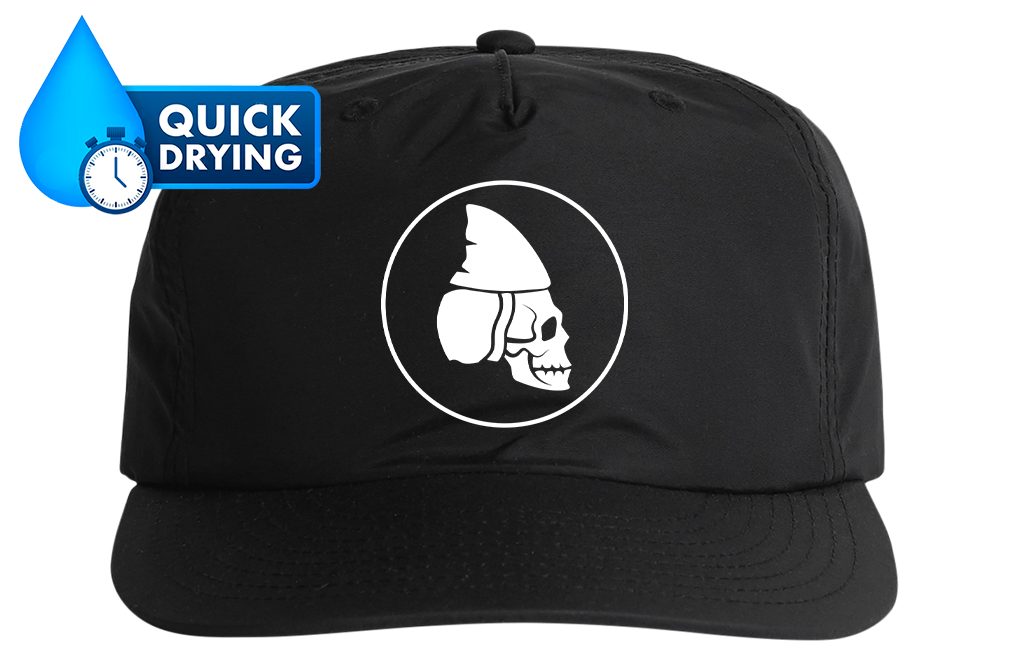 SKULLY LOGO Surf Hat - Black