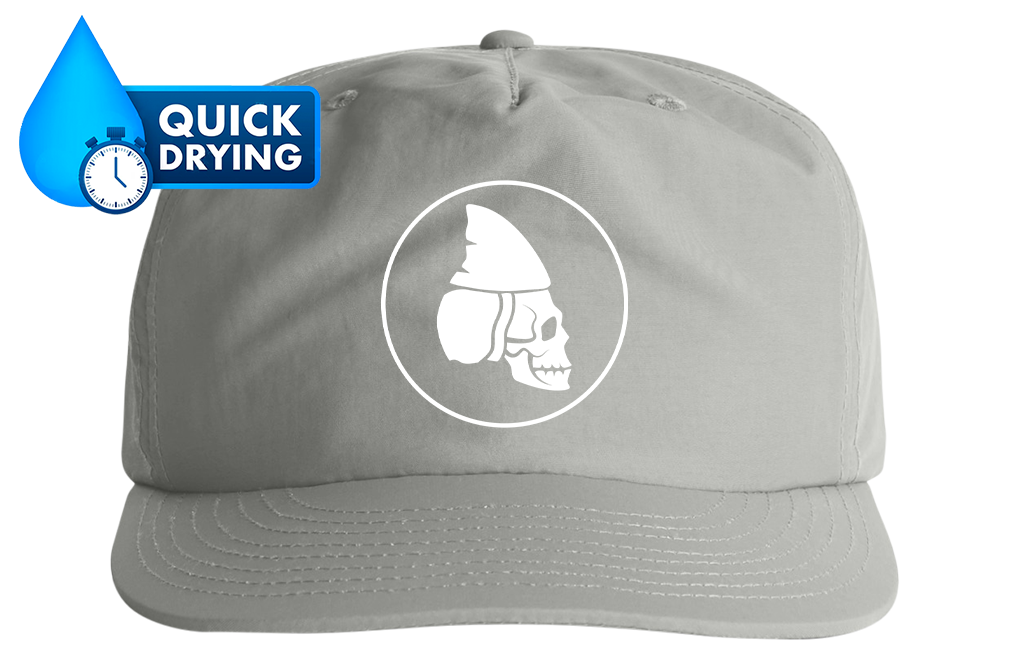 SKULLY LOGO Surf Hat - Grey