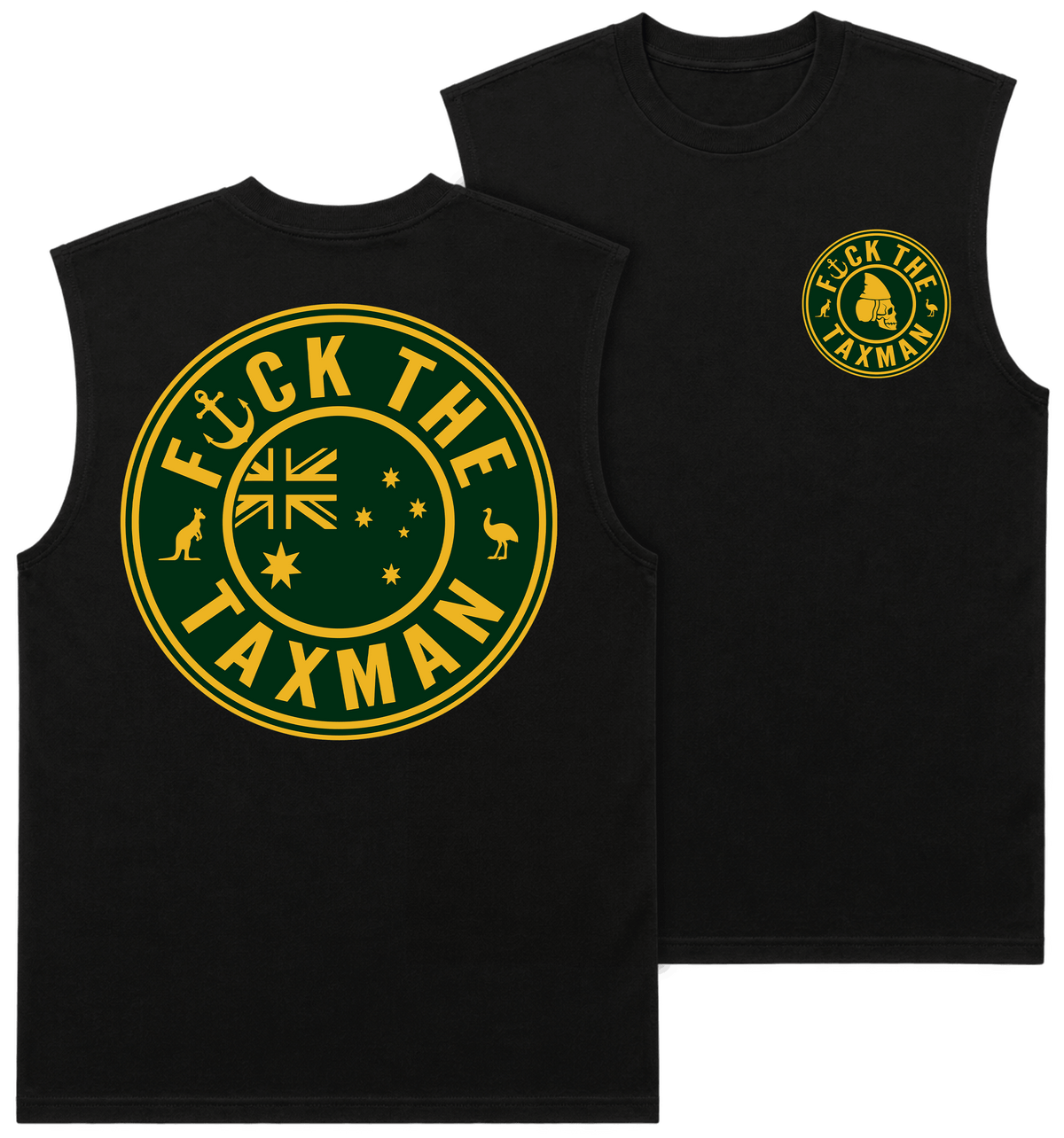 NEW AGE GREEN & GOLD Tank Top