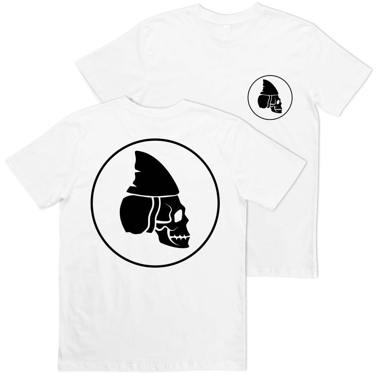 SKULLY ROUND LOGO Tee