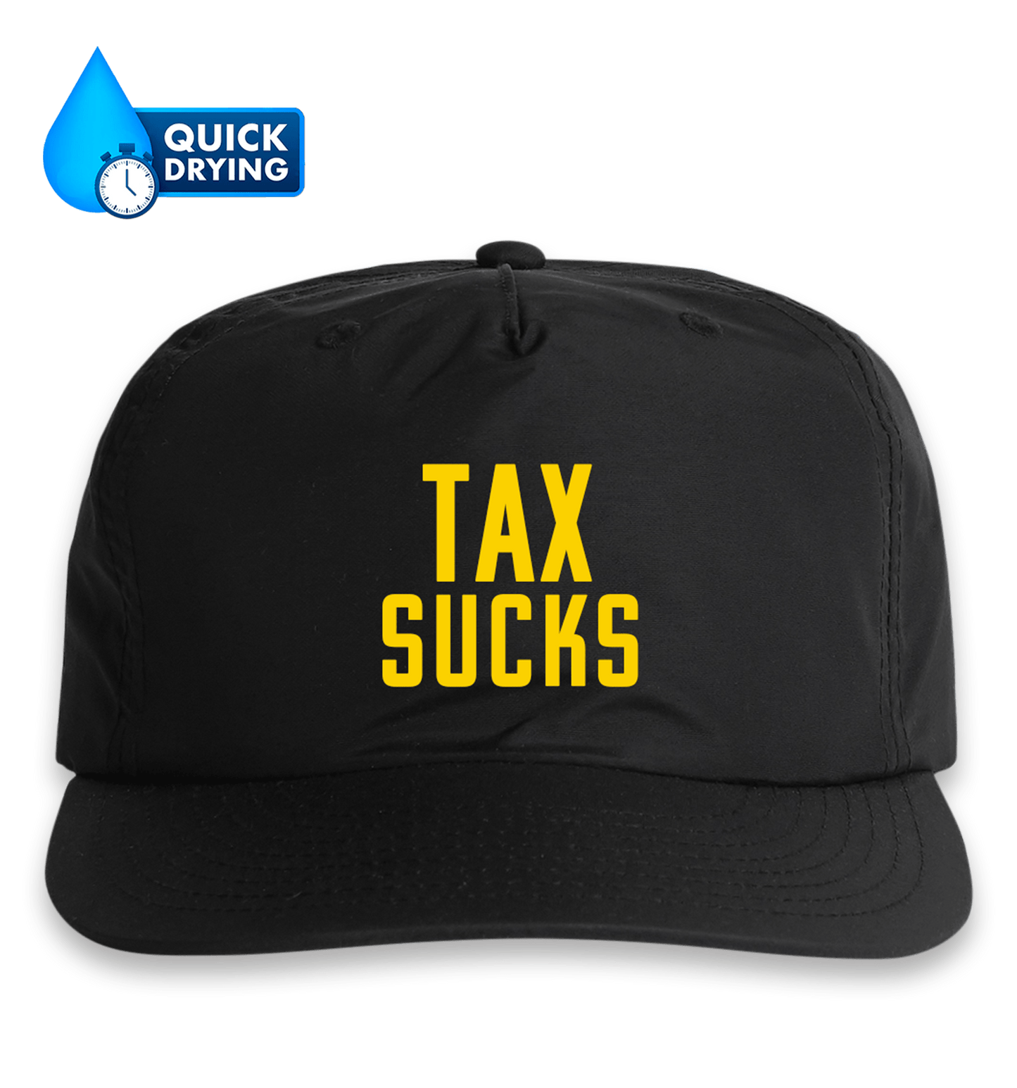 Tax Sucks Surf Hat Black