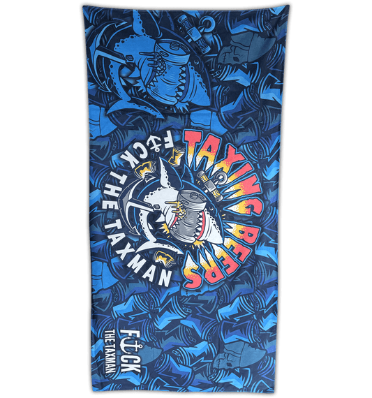 TAXING BEERS Beach Towel