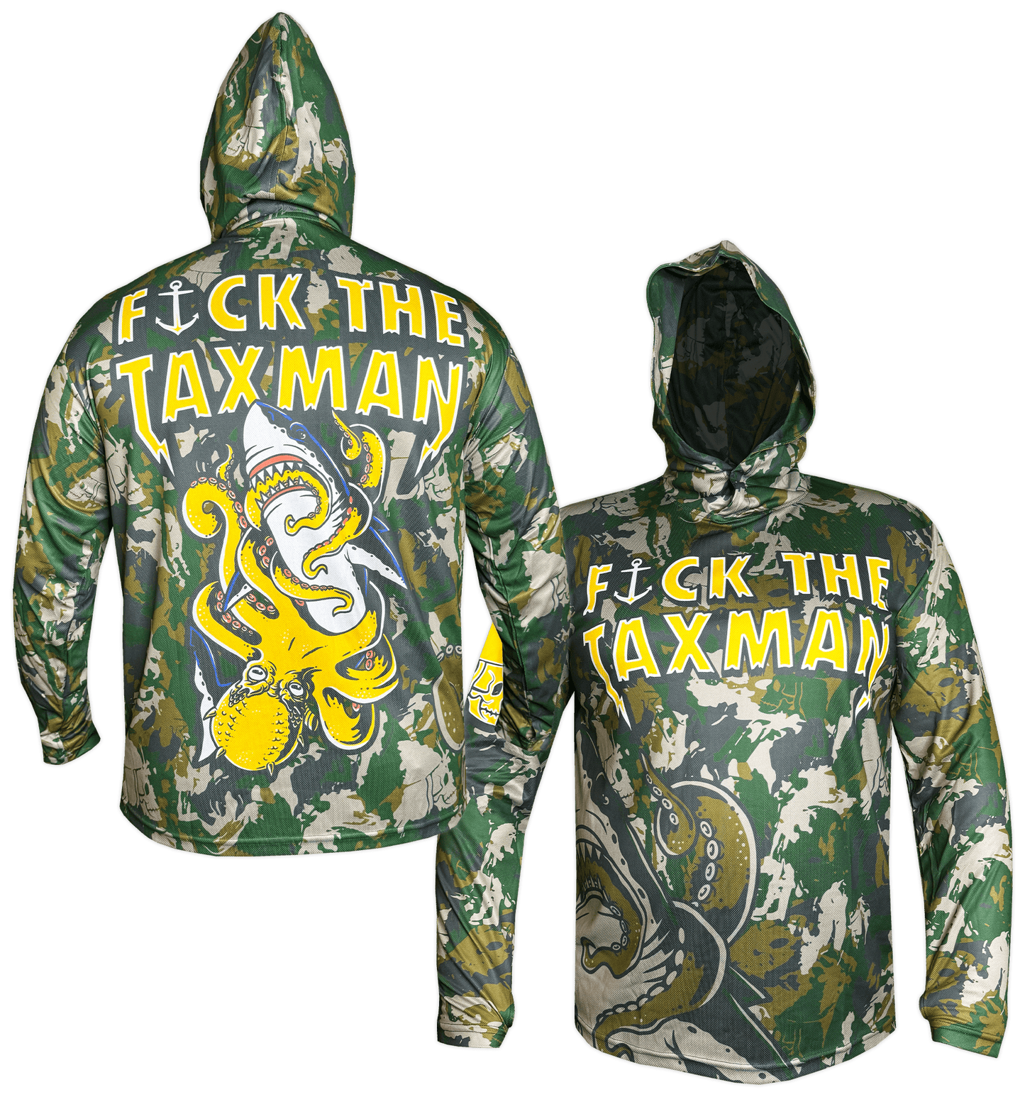 THE KRAKEN Hooded Fishing Jersey