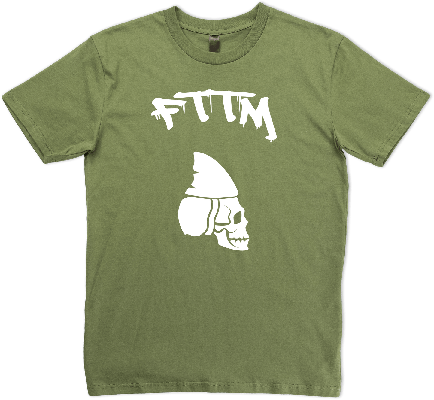 FTTM Logo Army Green T-Shirt Spearfishing