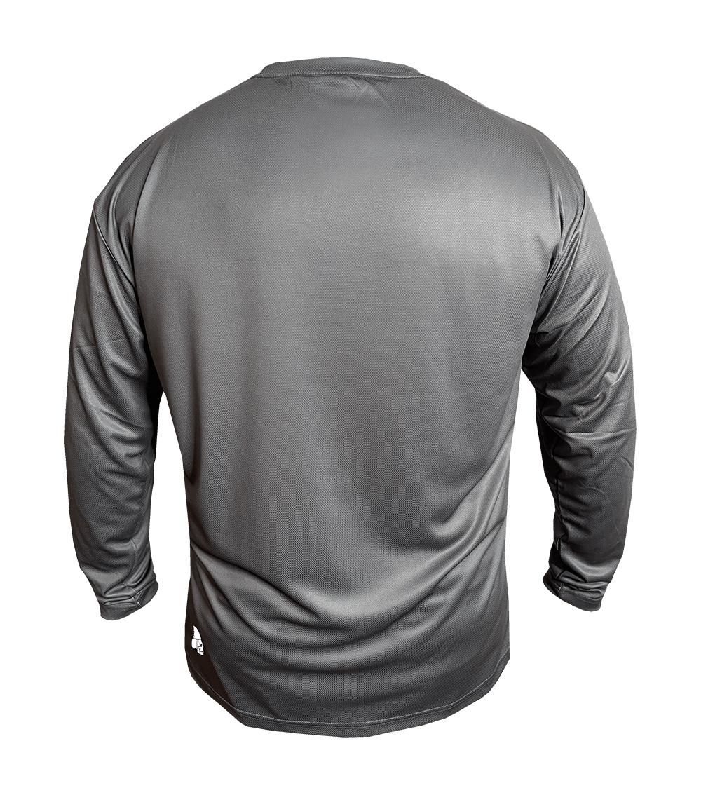 LOGO Long Sleeve Fishing Shirt GREY