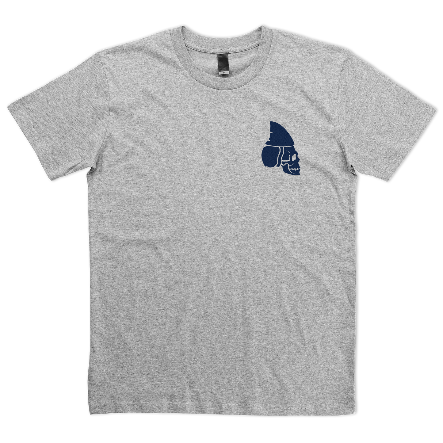 FTTM F*ck the taxman skull shark fin logo grey t-shirt
