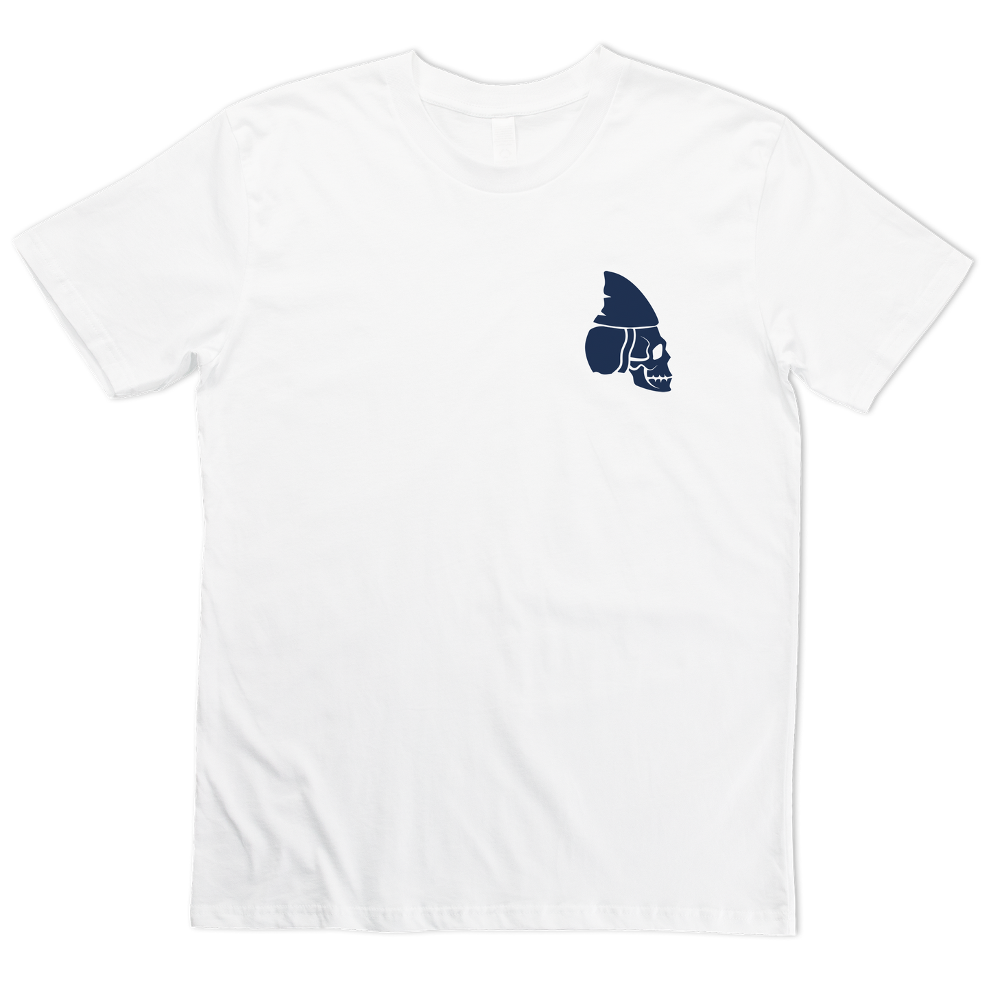 FTTM F*ck the taxman skull shark fin logo white t-shirt