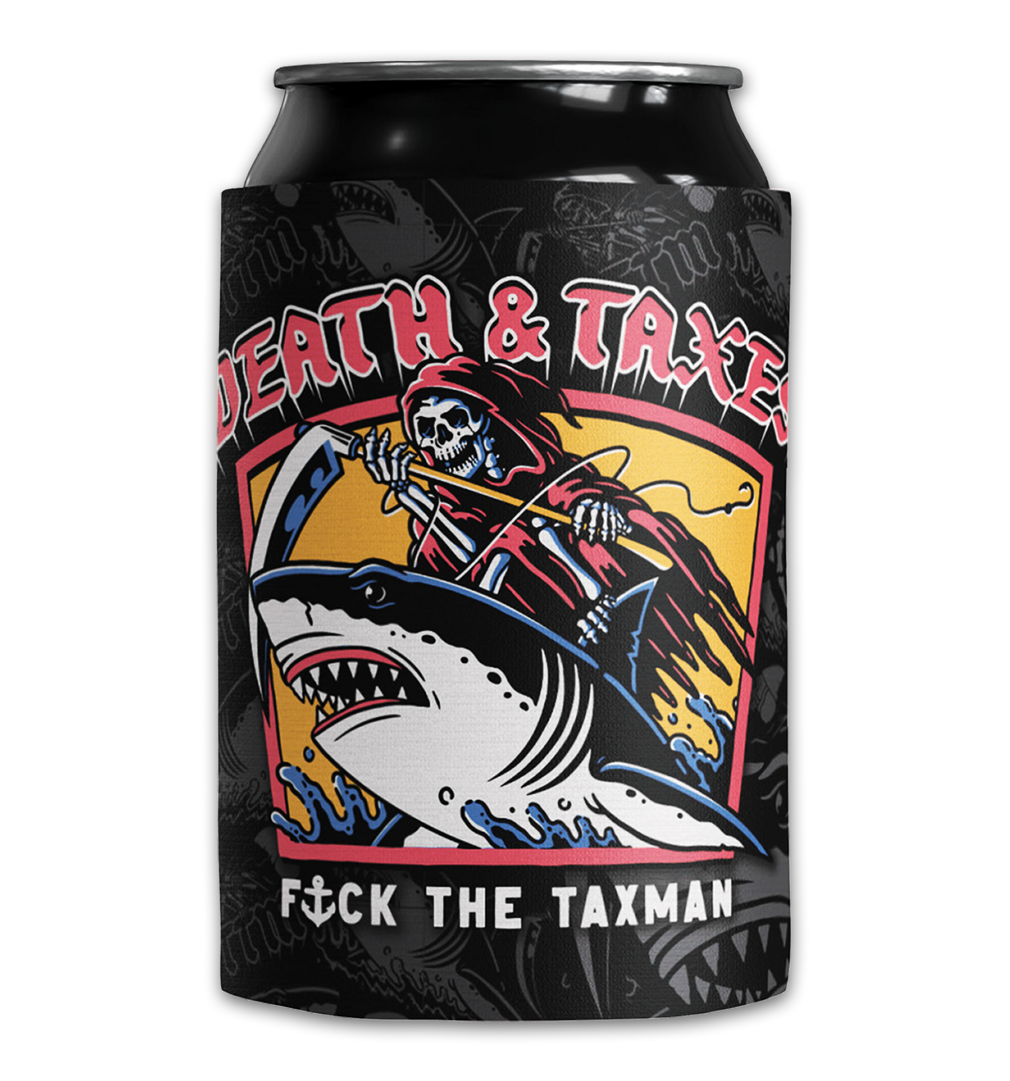 Death & Taxes Stubby Cooler