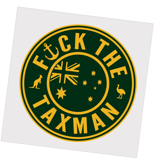 New Age Green & Gold Sticker