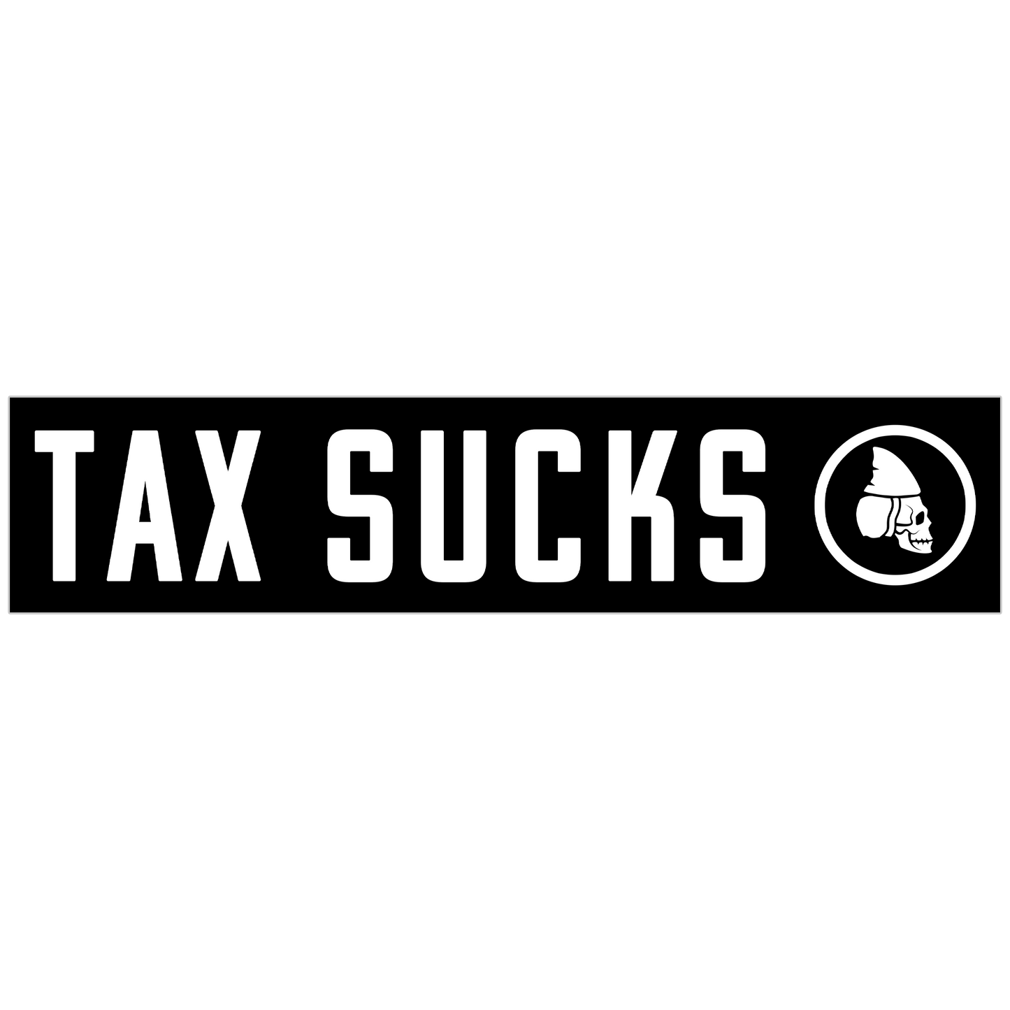 TAX SUCKS Sticker