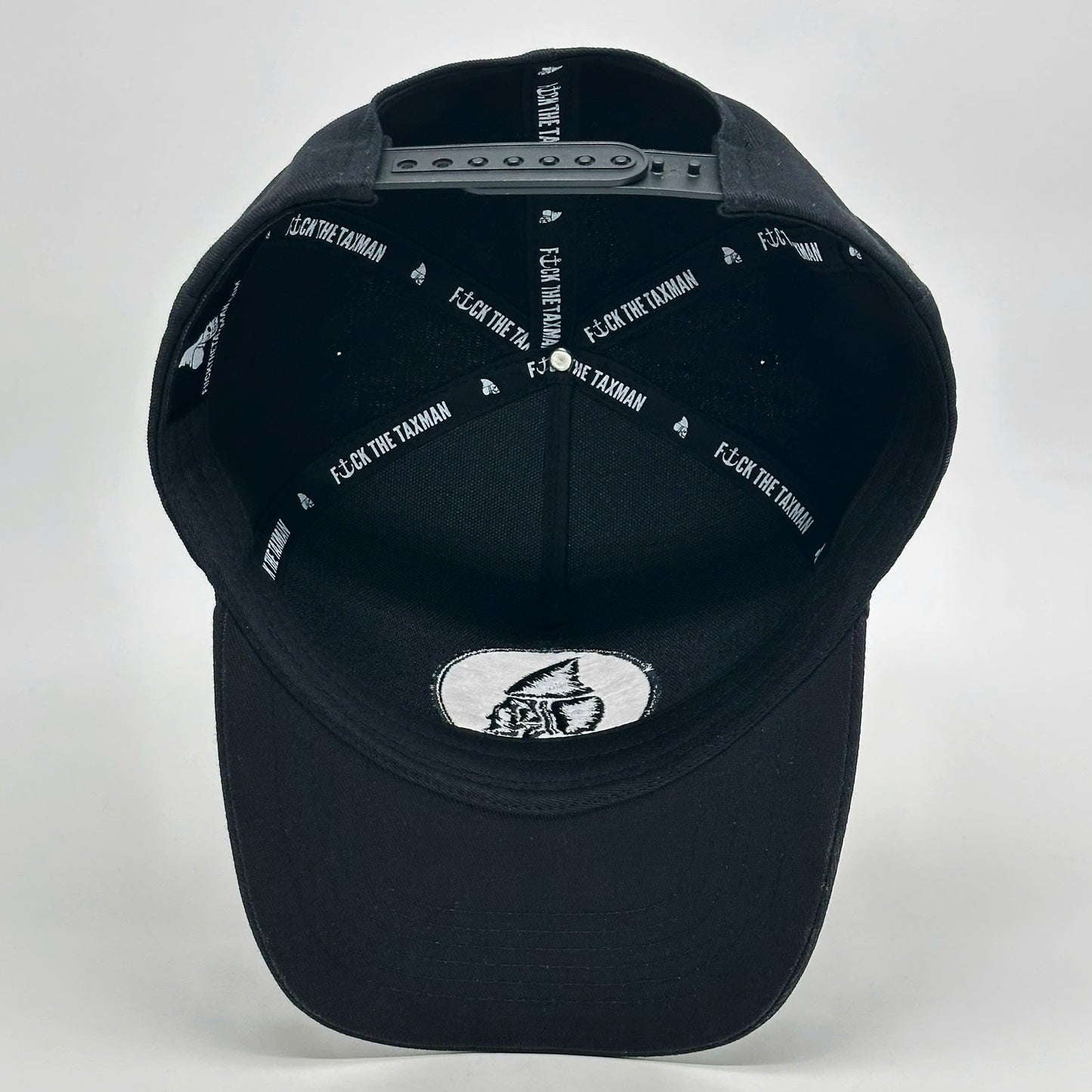 Taxman Black & White Logo Cap