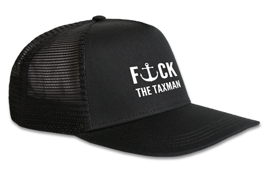 Fck The Taxman Trucker Hat Black