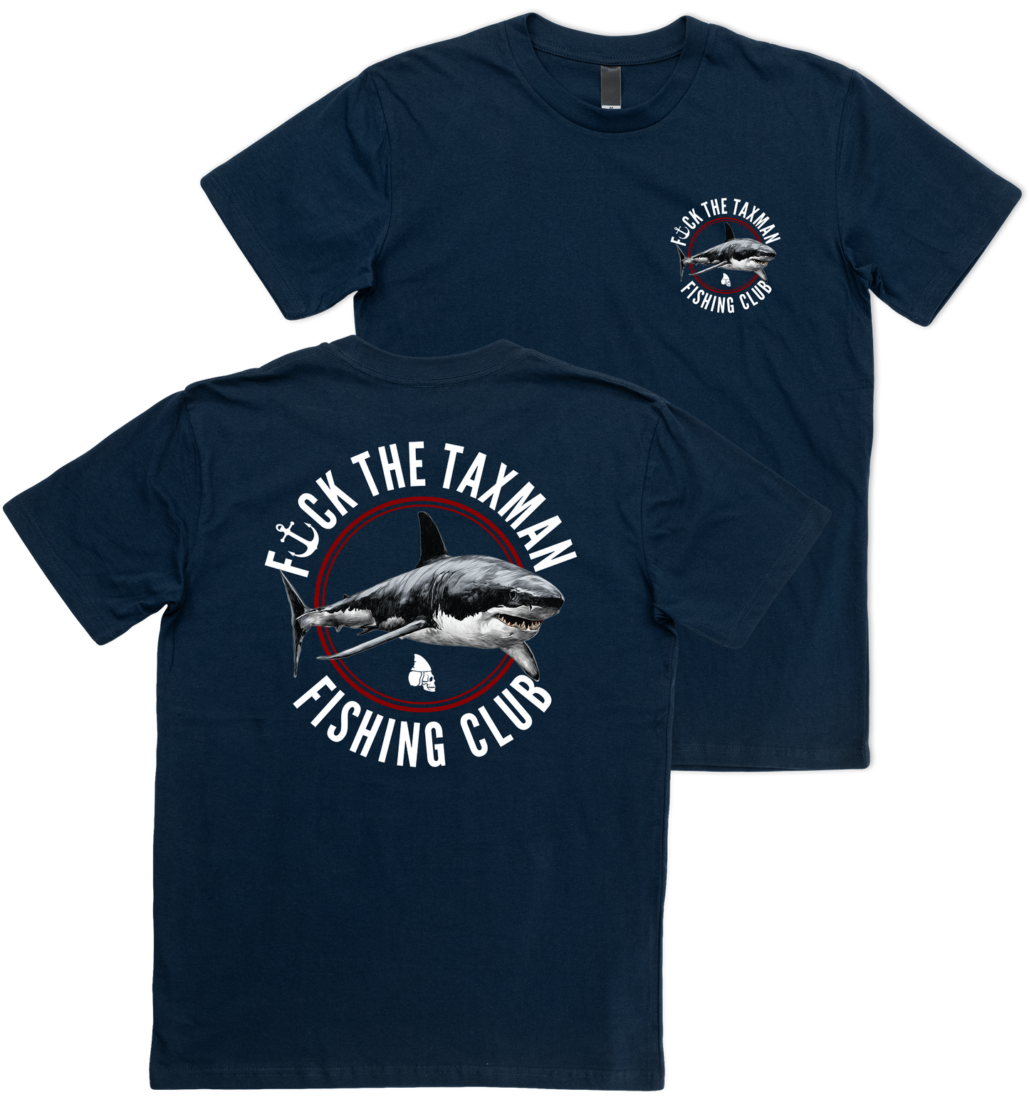 Great White Shark Fishing Club T-Shirt