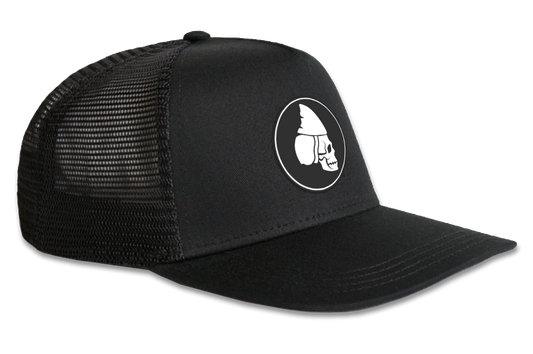 FTTM Skully Logo Trucker Hat Black